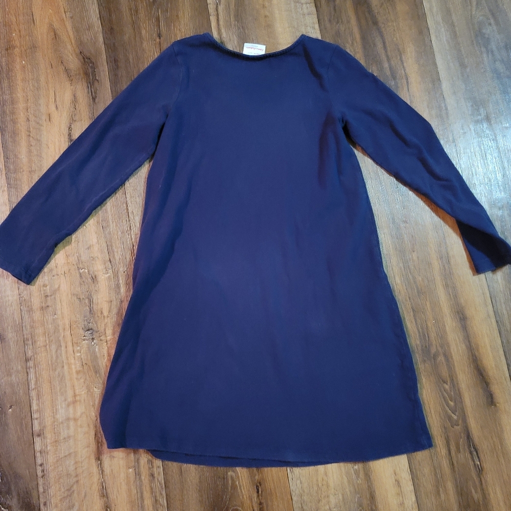 HANNA ANDERSON Navy Blue Unicorn Pocket Dress - Picture 2 of 4